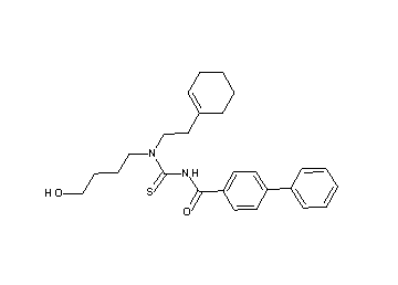 N-{[[2-(1-cyclohexen-1-yl)ethyl](4-hydroxybutyl)amino]carbonothioyl}-4-biphenylcarboxamide