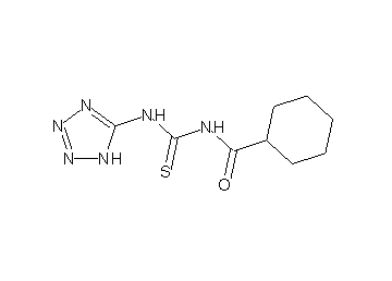 N-[(1H-tetrazol-5-ylamino)carbonothioyl]cyclohexanecarboxamide