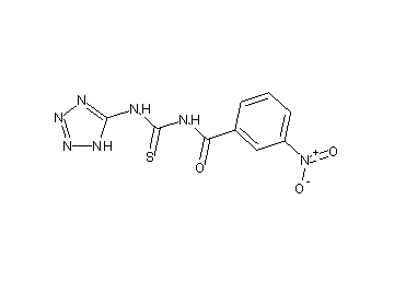 3-nitro-N-[(1H-tetrazol-5-ylamino)carbonothioyl]benzamide