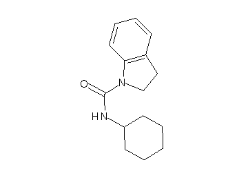 N-cyclohexyl-1-indolinecarboxamide
