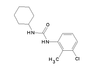 N-(3-chloro-2-methylphenyl)-N'-cyclohexylurea - Click Image to Close