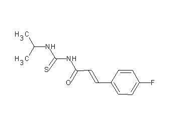 3-(4-fluorophenyl)-N-[(isopropylamino)carbonothioyl]acrylamide