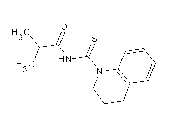 N-(3,4-dihydro-1(2H)-quinolinylcarbonothioyl)-2-methylpropanamide