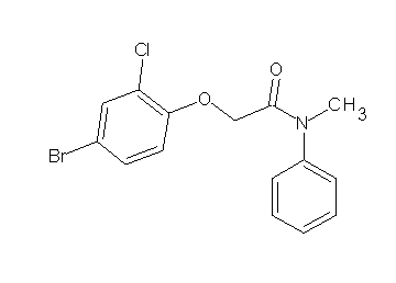 2-(4-bromo-2-chlorophenoxy)-N-methyl-N-phenylacetamide