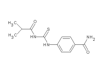 4-{[(isobutyrylamino)carbonothioyl]amino}benzamide