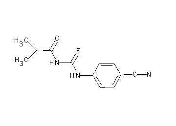 N-{[(4-cyanophenyl)amino]carbonothioyl}-2-methylpropanamide
