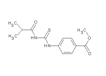 methyl 4-{[(isobutyrylamino)carbonothioyl]amino}benzoate