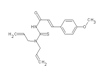 N-[(diallylamino)carbonothioyl]-3-(4-methoxyphenyl)acrylamide
