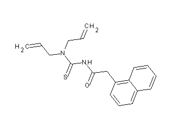 N-[(diallylamino)carbonothioyl]-2-(1-naphthyl)acetamide - Click Image to Close