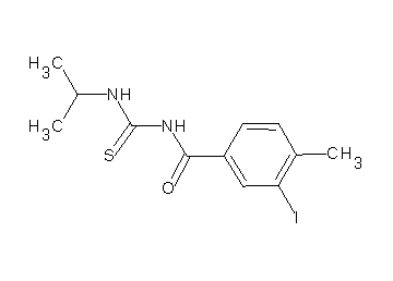 3-iodo-N-[(isopropylamino)carbonothioyl]-4-methylbenzamide