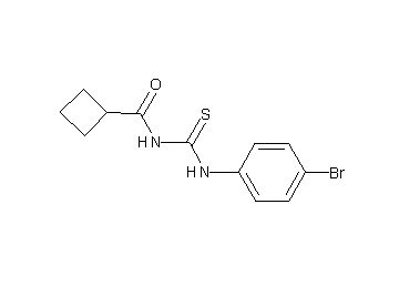 N-{[(4-bromophenyl)amino]carbonothioyl}cyclobutanecarboxamide