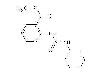 methyl 2-{[(cyclohexylamino)carbonyl]amino}benzoate - Click Image to Close