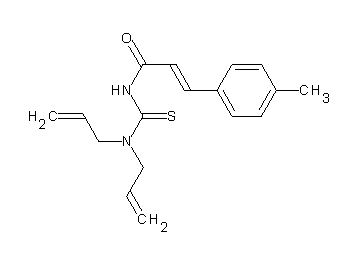 N-[(diallylamino)carbonothioyl]-3-(4-methylphenyl)acrylamide