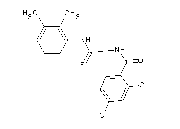 2,4-dichloro-N-{[(2,3-dimethylphenyl)amino]carbonothioyl}benzamide - Click Image to Close