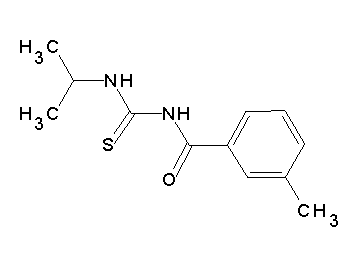 N-[(isopropylamino)carbonothioyl]-3-methylbenzamide