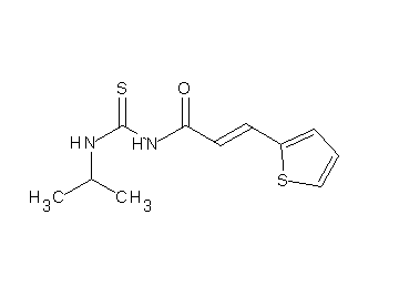 N-[(isopropylamino)carbonothioyl]-3-(2-thienyl)acrylamide