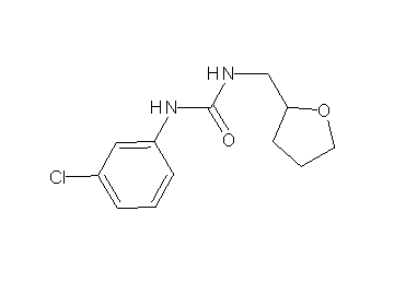 N-(3-chlorophenyl)-N'-(tetrahydro-2-furanylmethyl)urea