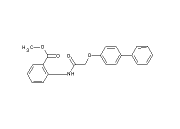 methyl 2-{[(4-biphenylyloxy)acetyl]amino}benzoate