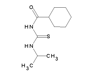 N-[(isopropylamino)carbonothioyl]cyclohexanecarboxamide