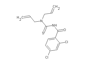 2,4-dichloro-N-[(diallylamino)carbonothioyl]benzamide