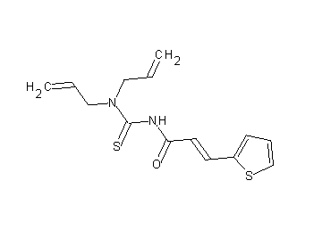 N-[(diallylamino)carbonothioyl]-3-(2-thienyl)acrylamide
