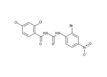 N-{[(2-bromo-4-nitrophenyl)amino]carbonothioyl}-2,4-dichlorobenzamide