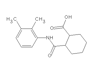 2-{[(2,3-dimethylphenyl)amino]carbonyl}cyclohexanecarboxylic acid - Click Image to Close