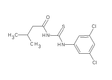 N-{[(3,5-dichlorophenyl)amino]carbonothioyl}-3-methylbutanamide