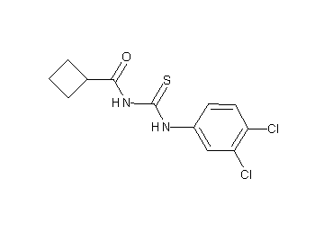 N-{[(3,4-dichlorophenyl)amino]carbonothioyl}cyclobutanecarboxamide