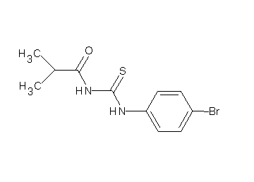 N-{[(4-bromophenyl)amino]carbonothioyl}-2-methylpropanamide