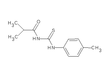 2-methyl-N-{[(4-methylphenyl)amino]carbonothioyl}propanamide