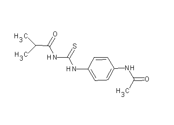 N-({[4-(acetylamino)phenyl]amino}carbonothioyl)-2-methylpropanamide