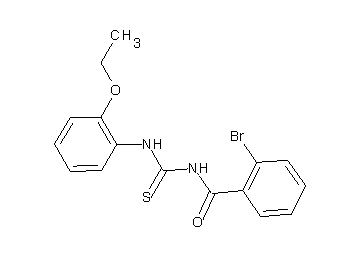 2-bromo-N-{[(2-ethoxyphenyl)amino]carbonothioyl}benzamide