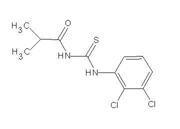 N-{[(2,3-dichlorophenyl)amino]carbonothioyl}-2-methylpropanamide