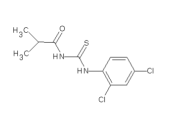 N-{[(2,4-dichlorophenyl)amino]carbonothioyl}-2-methylpropanamide
