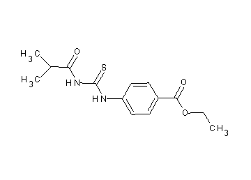 ethyl 4-{[(isobutyrylamino)carbonothioyl]amino}benzoate