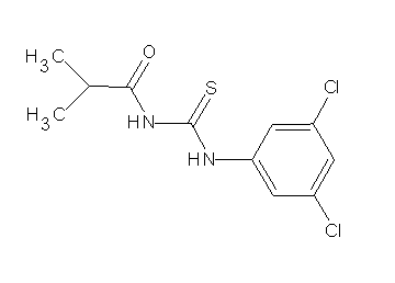 N-{[(3,5-dichlorophenyl)amino]carbonothioyl}-2-methylpropanamide
