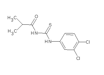 N-{[(3,4-dichlorophenyl)amino]carbonothioyl}-2-methylpropanamide