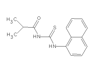 2-methyl-N-[(1-naphthylamino)carbonothioyl]propanamide