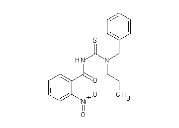 N-{[benzyl(propyl)amino]carbonothioyl}-2-nitrobenzamide