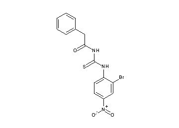 N-{[(2-bromo-4-nitrophenyl)amino]carbonothioyl}-2-phenylacetamide