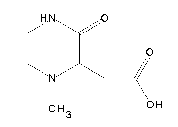 (1-methyl-3-oxo-2-piperazinyl)acetic acid