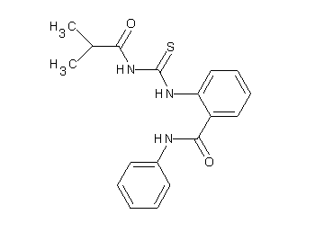 2-{[(isobutyrylamino)carbonothioyl]amino}-N-phenylbenzamide