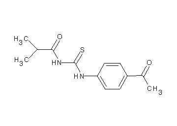 N-{[(4-acetylphenyl)amino]carbonothioyl}-2-methylpropanamide