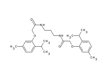 N,N'-1,3-propanediylbis[2-(2-isopropyl-5-methylphenoxy)acetamide]