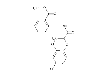 methyl 2-{[2-(2,4-dichlorophenoxy)propanoyl]amino}benzoate