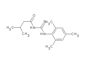 N-[(mesitylamino)carbonothioyl]-3-methylbutanamide