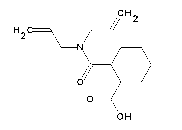 2-[(diallylamino)carbonyl]cyclohexanecarboxylic acid