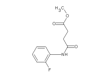 methyl 4-[(2-fluorophenyl)amino]-4-oxobutanoate