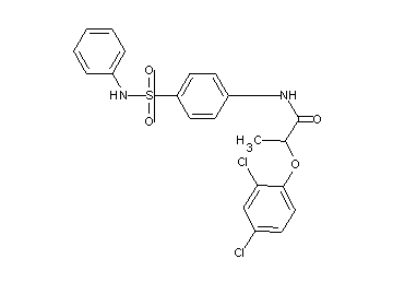 N-[4-(anilinosulfonyl)phenyl]-2-(2,4-dichlorophenoxy)propanamide